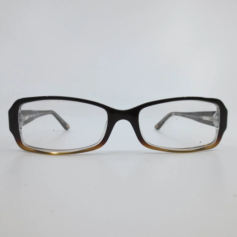 Vogue VO 2675-B 1851 Dark Brown Honey Gradient Gold Detail Eyeglasses 51-16-135